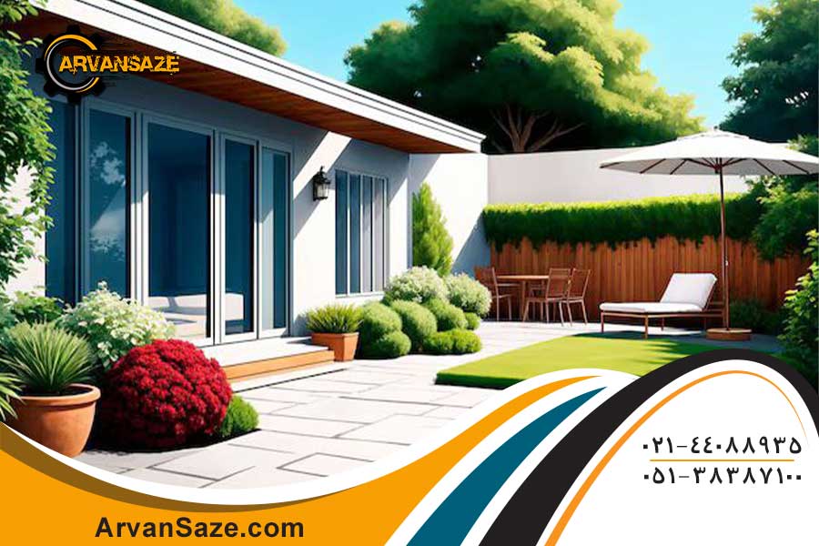 طراحی حیاط و فضای باز ساختمان